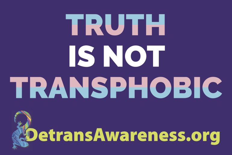 detrains awareness day truth is not transphobic