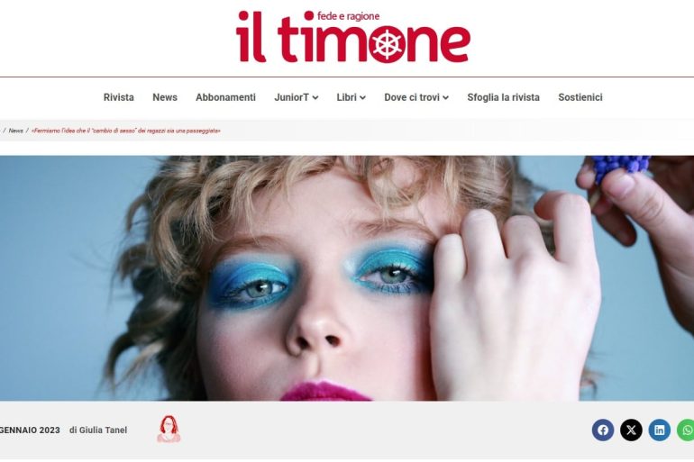 «Fermiamo l’idea che il “cambio di sesso” dei ragazzi sia una passeggiata»