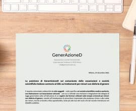 posizione sul comunicato associazioni e società scientifiche contro il DDL sui farmaci per la disforia minori