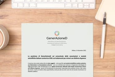 posizione sul comunicato associazioni e società scientifiche contro il DDL sui farmaci per la disforia minori