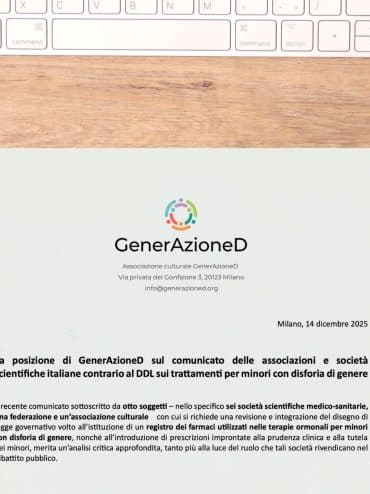 posizione sul comunicato associazioni e società scientifiche contro il DDL sui farmaci per la disforia minori