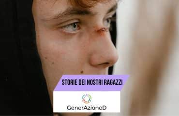 ragazzo trans ferito e triste