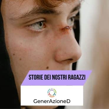 ragazzo trans ferito e triste