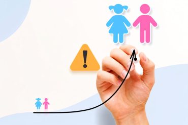 grafico che mostra aumento casi bambini trans